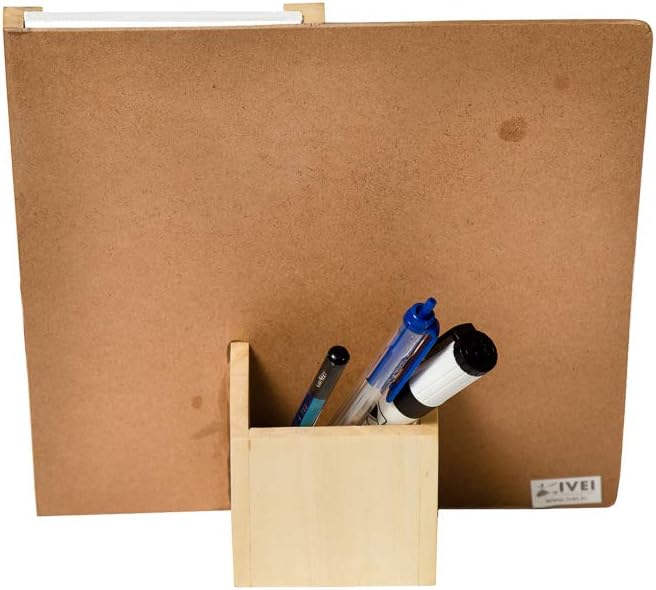 IVEI Warli Desk Calendar with Whiteboard, Pin Board & Pen Holder - Table Top Calendar Set - All-in-one Calendar Desk Organizer - Innovative gift for Office Desk Decor, School, Home