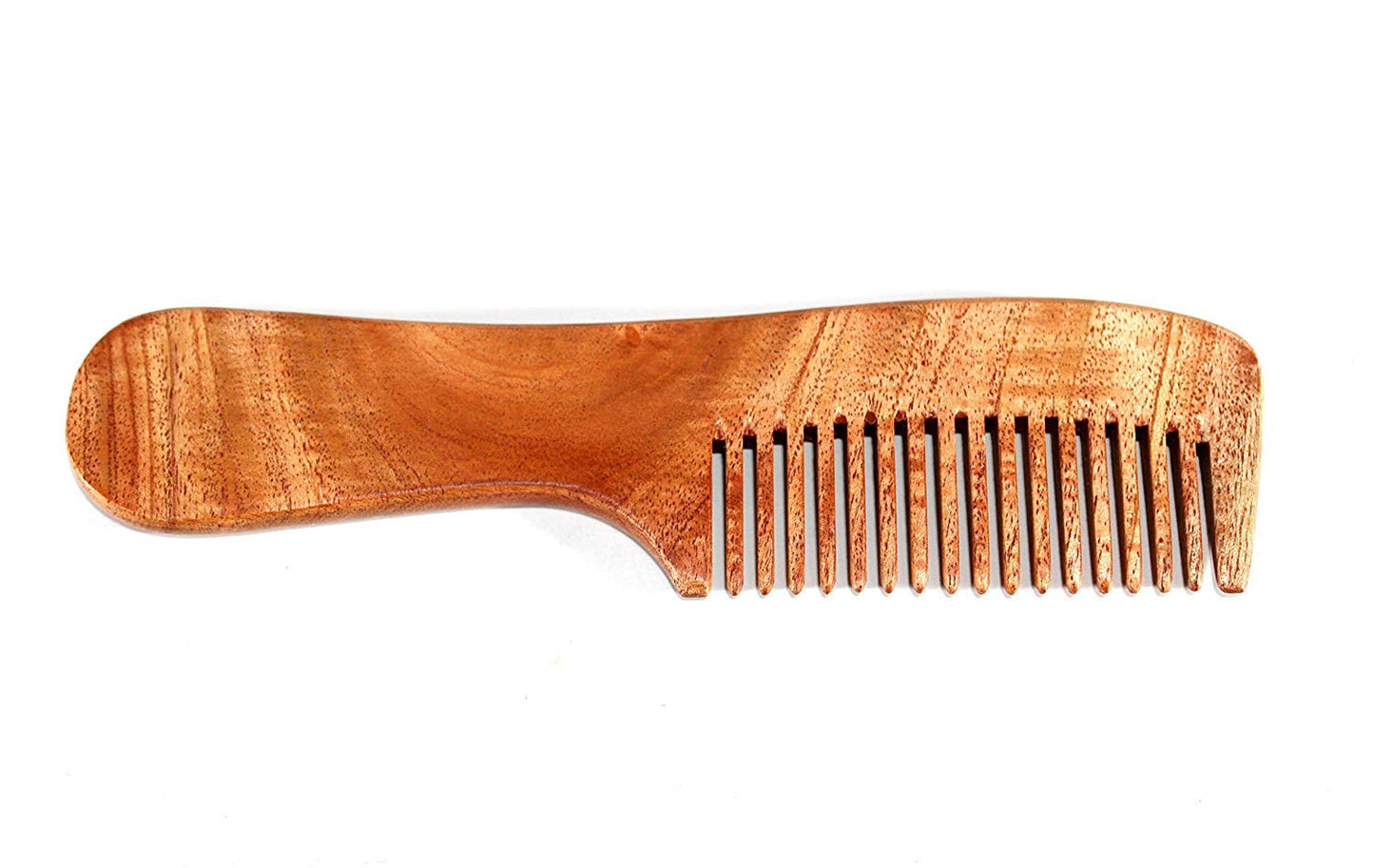 eSplanade Wooden Comb for Men & Women - Neem Wood Handmade Hair, Beard, Moustache Comb
