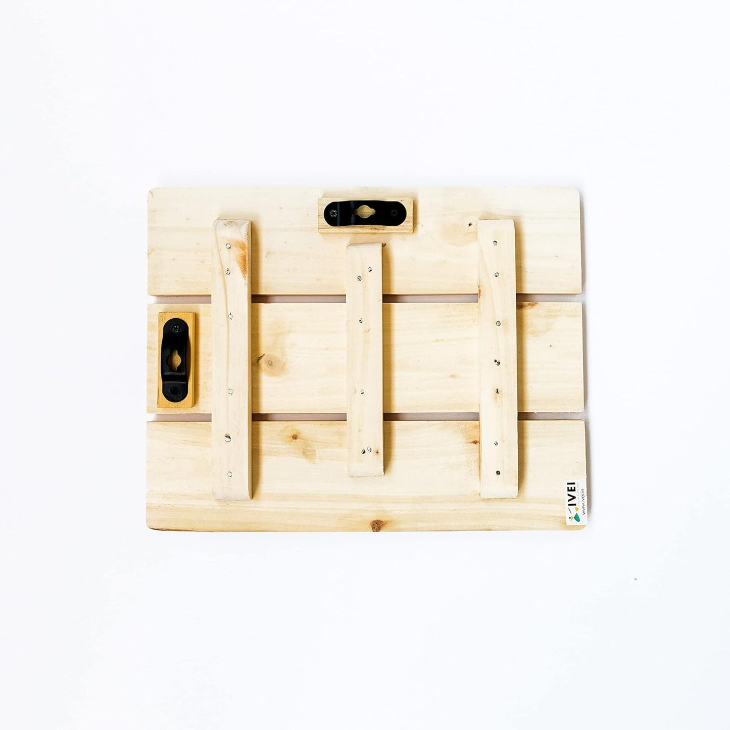 IVEI Wooden DIY Blank Name Plate Base Wood Sheet Craft - Plain Wooden Board Cutouts for Painting Wooden Sheet Craft, Decoupage, Resin Art Work & Decoration (Square, Rectangular, Circular)