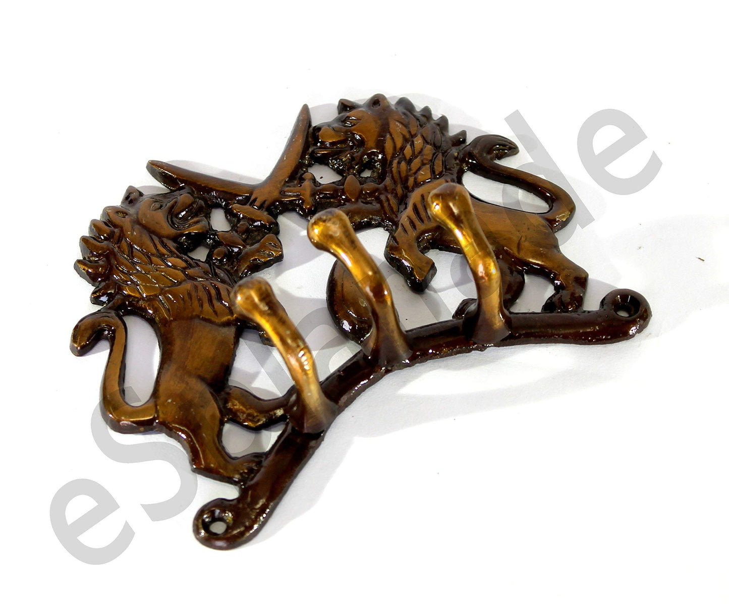 Multicolored Ethnic Horse Brass Key | Key Stand | Key Holder, for Keys Hanger Hook, Wall Key Holder, Key Stand, Keys Rack Hook, Key Hanging Hooks (Dolphin Design)