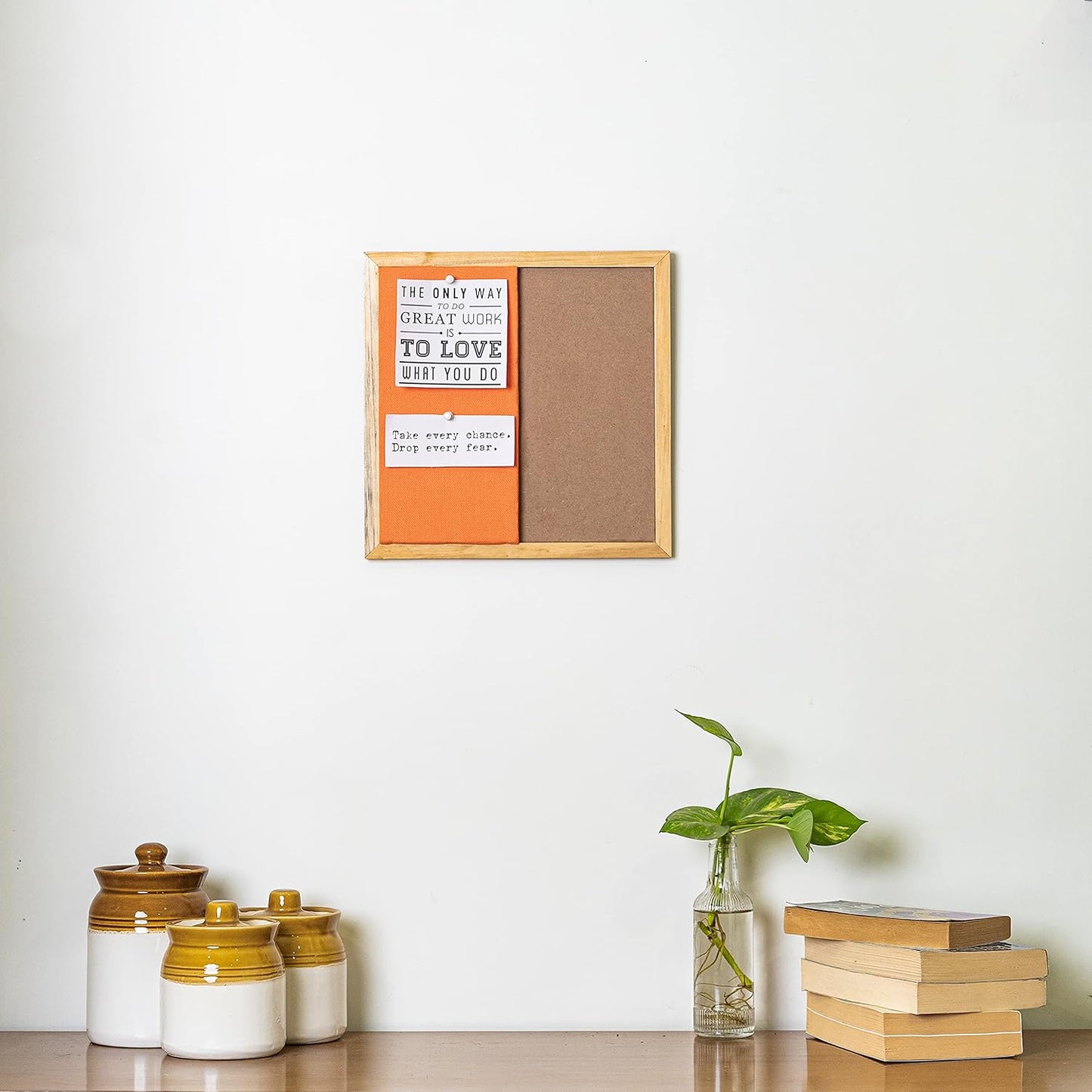 IVEI DIY Pin Board - Green -Wooden Craft - Hobby Board for Painting Wood Sheet Craft, Decoupage, Resin Art Work & Decoration