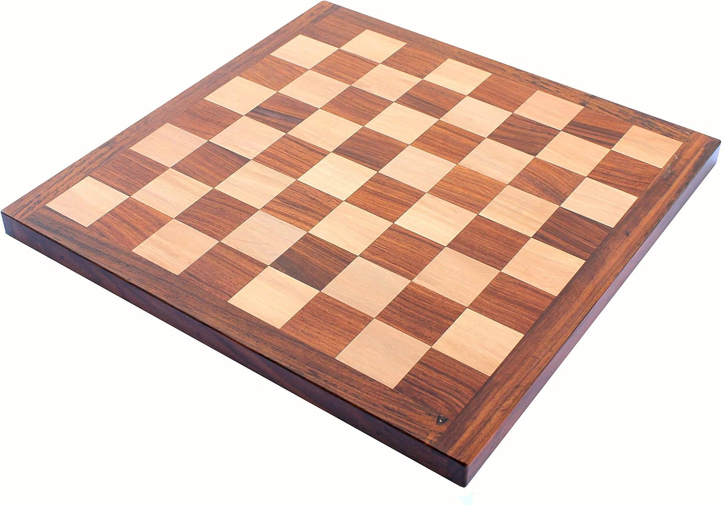 StonKraft Wooden Chess Board Without Pieces for Professional Chess Players - Appropriate Wooden & Brass Chess Pieces Chessmen Available Separately by Brand (16x16 Acacia)