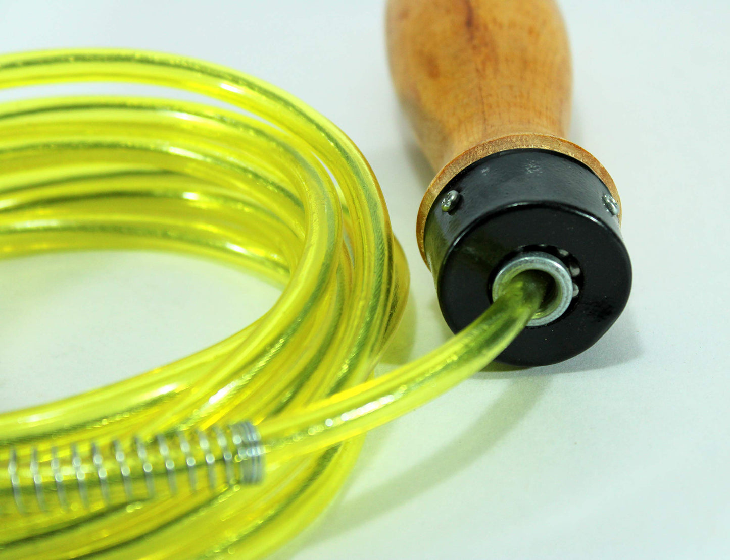 StonKraft Skipping Rope for Men/Women for Gym/Weight Loss | Wooden Handle, Steel Wire PVC Coated Rope