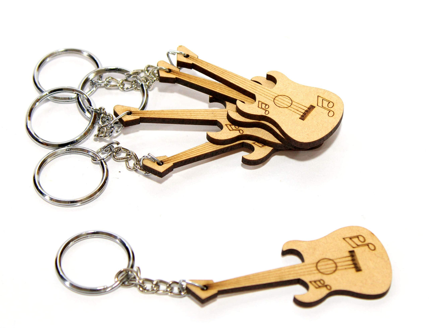 eSplanade DIY MDF Key Chains - Set of 20 | For DIY Activity - Decoupage - Art & Craft Supplies - Do It Yourself