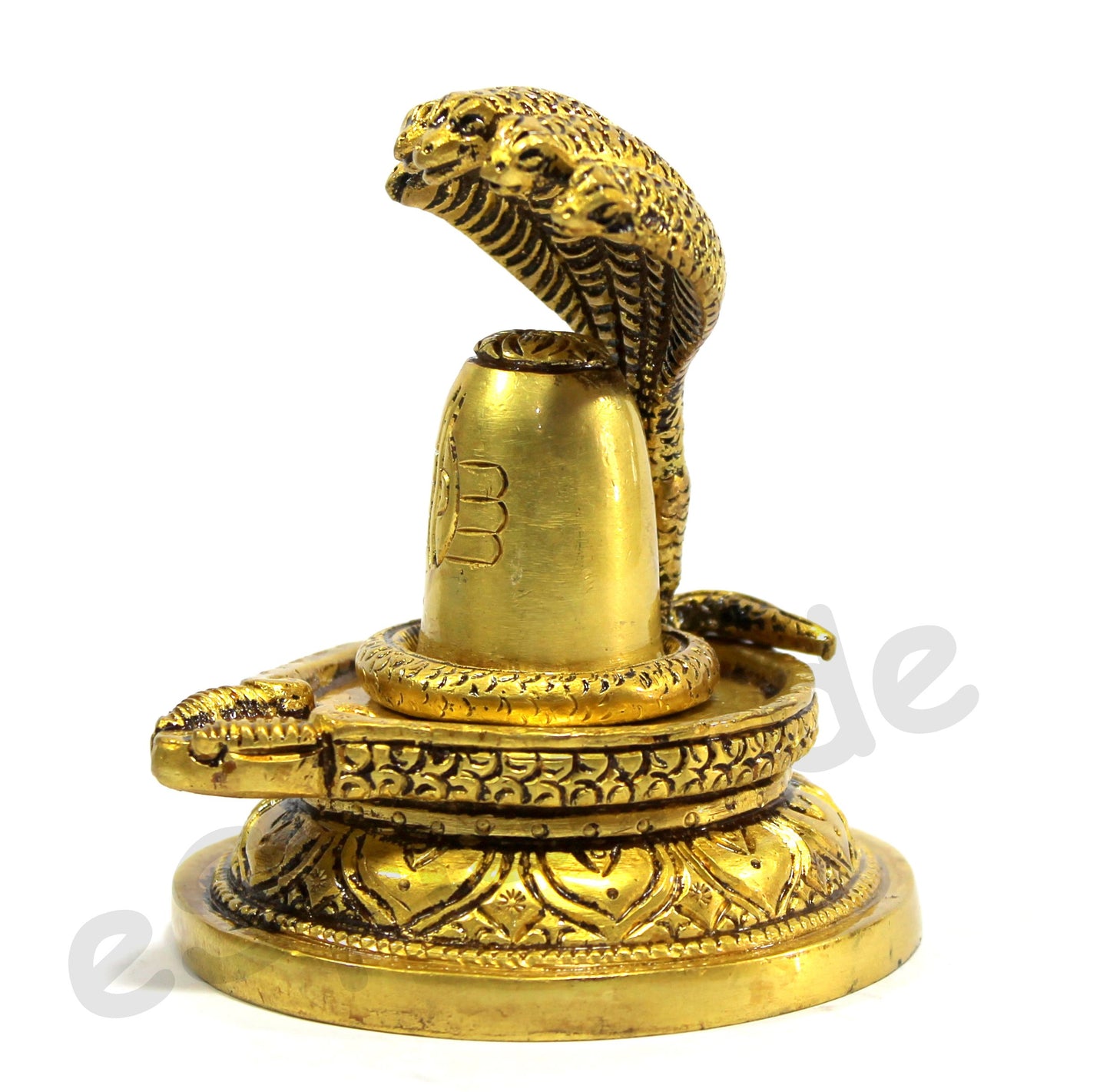 eSplanade Brass Shivling with Sheshnag | Shiva Lingam Shiv Ling Idol Murti Natraj for Home Decor or Daily Pooja/puja(Lingam)