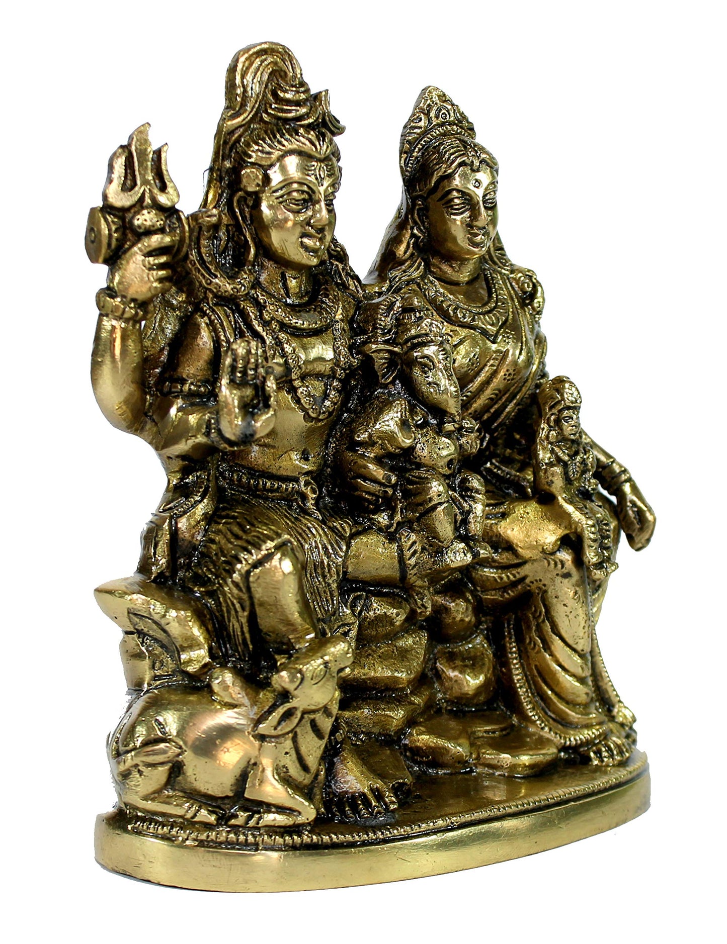 eSplanade Brass Shivling with Sheshnag | Shiva Lingam Shiv Ling Idol Murti Natraj for Home Decor or Daily Pooja/puja(Lingam)