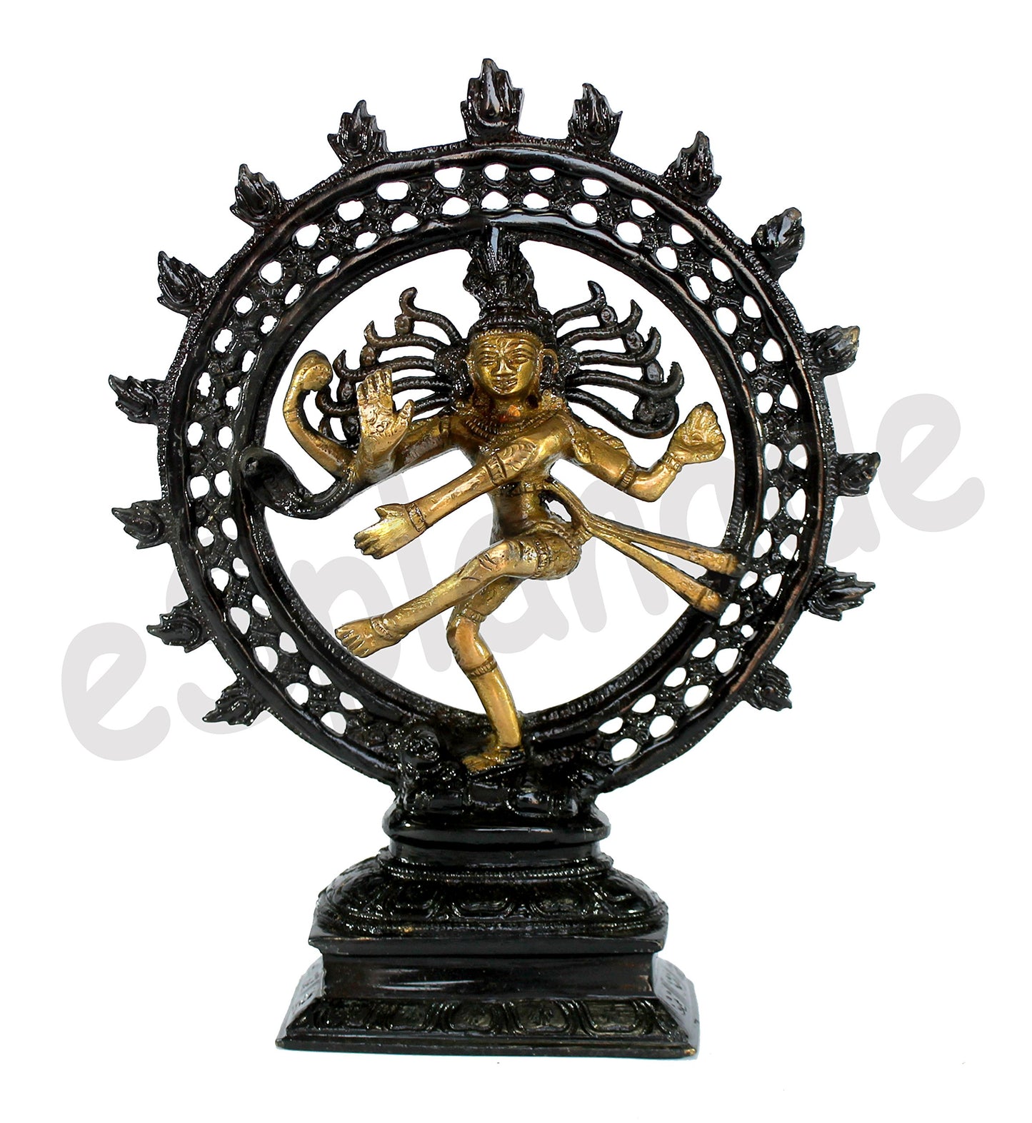 eSplanade Brass Shivling with Sheshnag | Shiva Lingam Shiv Ling Idol Murti Natraj for Home Decor or Daily Pooja/puja(Lingam)