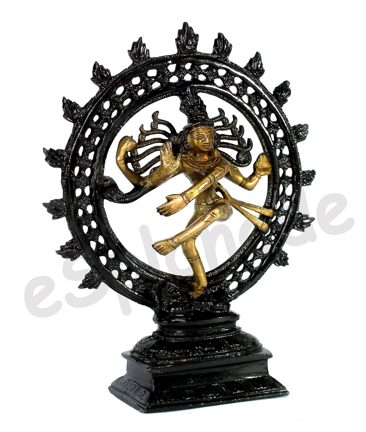 eSplanade Brass Shivling with Sheshnag | Shiva Lingam Shiv Ling Idol Murti Natraj for Home Decor or Daily Pooja/puja(Lingam)