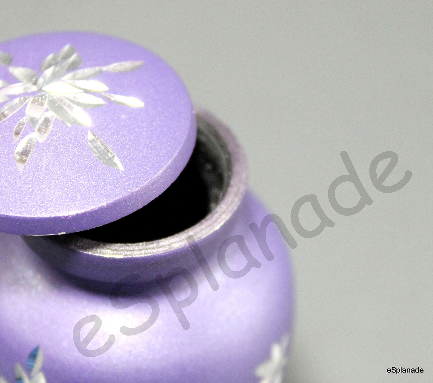 eSplanade Metal Mini Cremation Urn Keepsake Memorial Jar Pot Container | Small Urn for Funeral Ashes Burial | Engraved Metal Keepsake | Navy Blue, Grey, Purple, White - 3" Inches