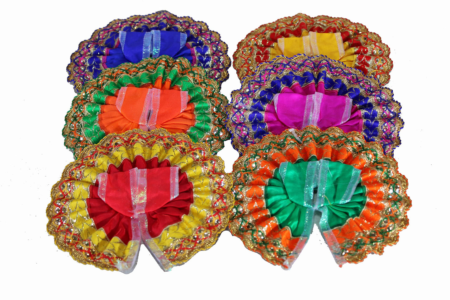 Esplanade Ladoo Gopal Poshak | God Dress | Bhagwaan Ki Poshaak | Dev Vastra - (Set of 6)