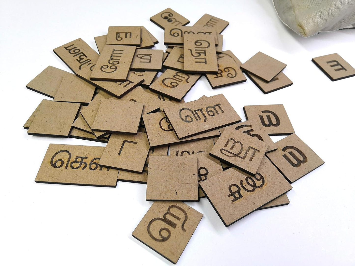 MFM TOYS Tamil Letters Tiles (247 letters ~ Vowels+Consonants+Compound Letters)