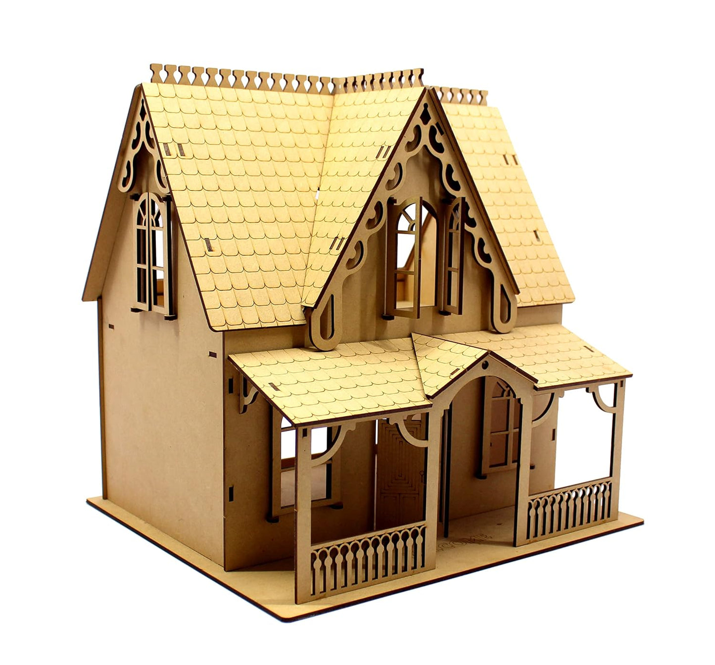 StonKraft Kid 3D Wooden Puzzle Truck - Wooden, DIY Kit, Build Your Own, Construction Toy, Modeling Kit | MDF Toys Truck (Villa Dollhouse)