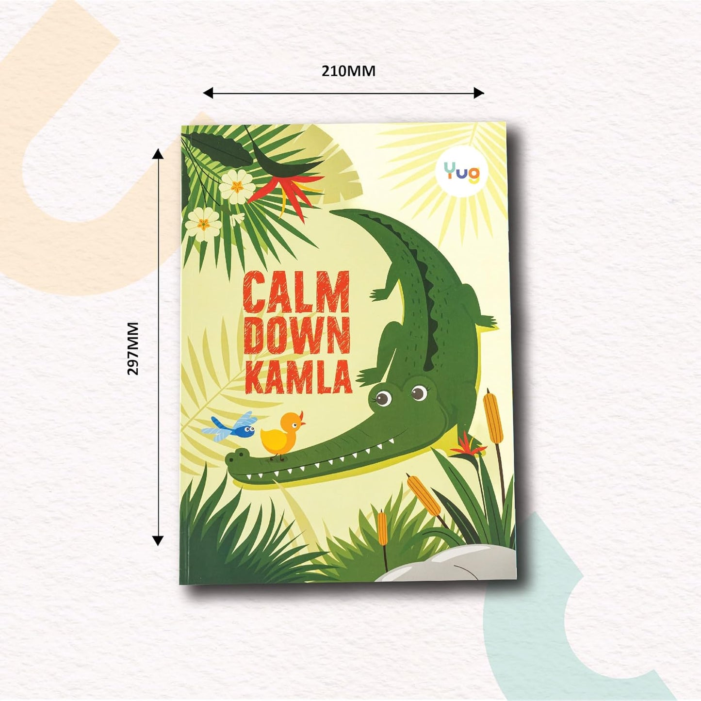 Yug Animal Series: Calm Down Kamla Story Book for Kids About the Calmness - Illustrated Moral Story with Colourful Pictures - Fun Learning Book for 3+ Year Old Children with Colouring Sheet