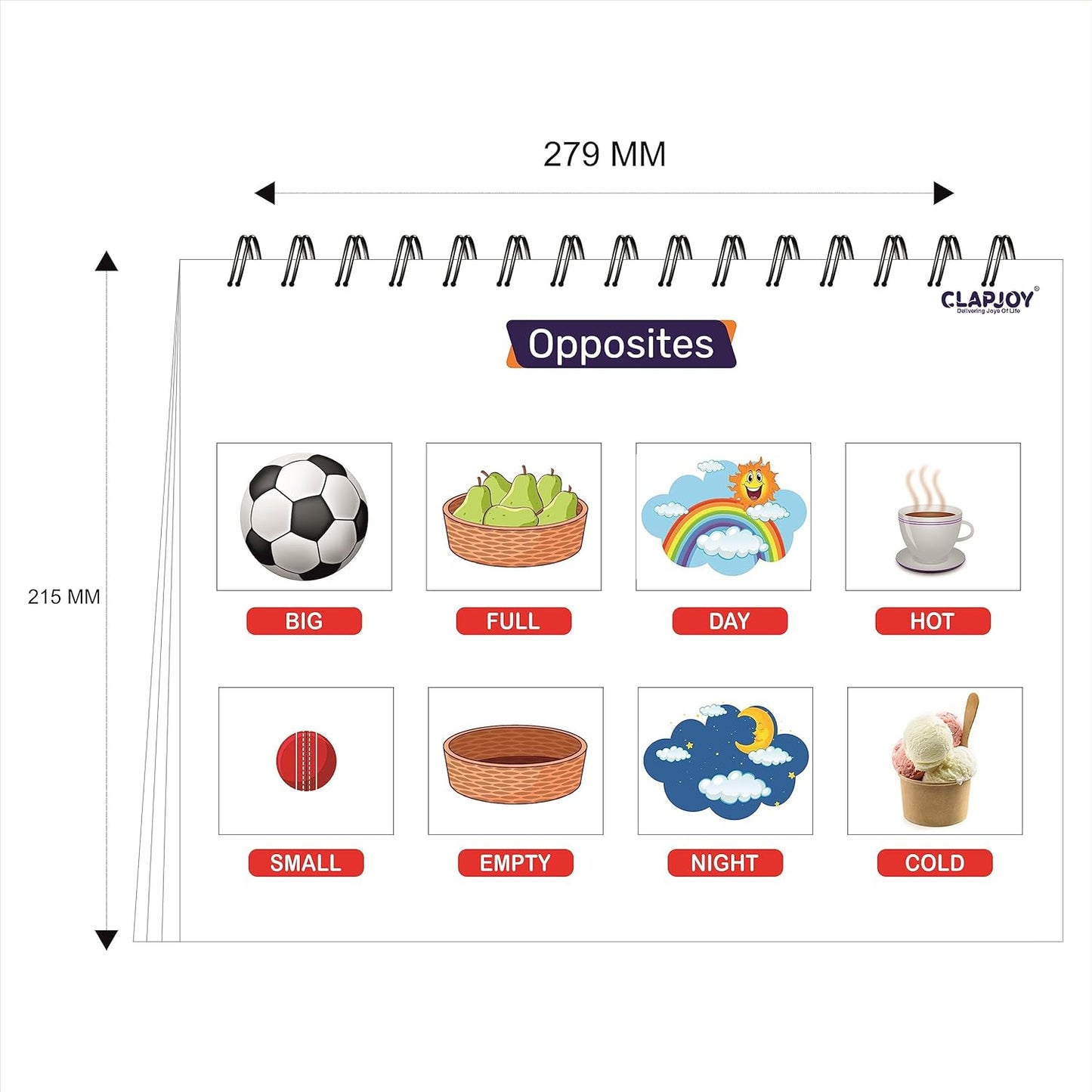 Clapjoy Velcro Book Preschool Busy Book Toddler,Kids/Children 16 Activities,| Quiet Interactive Book|Preschool Learning Montessori Toys, Busy Book For Toddlers For Age Upto 4 Years (Combo),Multicolor