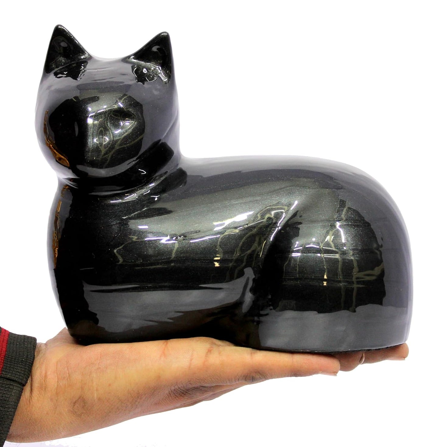 ESPLANADE- Cat Kitten Shape Cremation urn | Memorial Funeral Burial Full-Size urn for Ashes