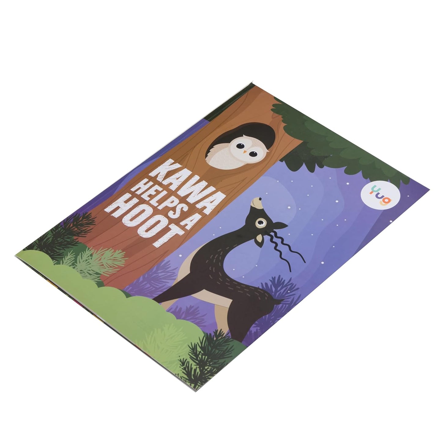 Yug Animal Series: Kawa Helps A Hoot Story Book for Kids About the Kindness - Illustrated Moral Story with Colourful Pictures - Fun Learning Book for 3+ Year Old Children with Colouring Sheet