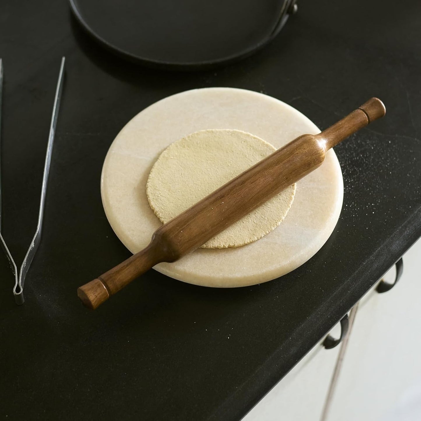 KLEO Wooden Roti Belan Rolling Pin for Kitchen, Chapati Roller, Roti Roller Latna, Kitchen Accessories Items for Home