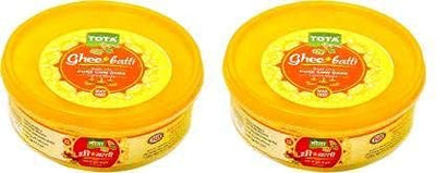 Tota Wax Free Pure Cow Ghee Diya Cotton Wicks for Puja | Pack of 2 (100 Ghee Batti)
