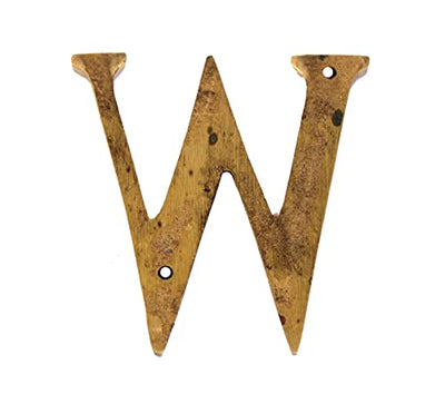 eSplanade - Brass House Hotel Door Name Alphabets - Wall Door Plaque Letter Alphabets - 3" Inches - Golden ("All Alphabet-3")