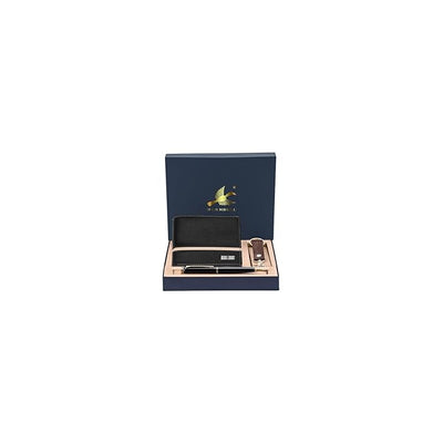 HORNBULL Denial Black Mens Leather Wallet | Leather Wallet for Mens & Valentine Gift Hamper | Branded Mens Wallet