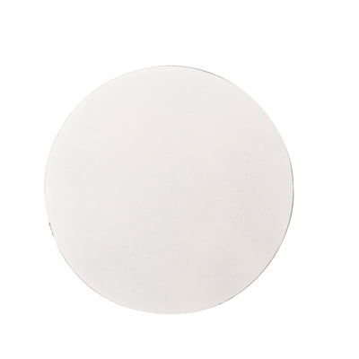IVEI DIY MDF Round Cutout Wood Sheet Craft / Primer- MDF Cutouts Circle Shaped Curved Painting Wooden Sheet Craft - Set of 2 for Decoupage MDF Plains, Resin Art Work & Decoration (12 in X 12 in X 6 mm)