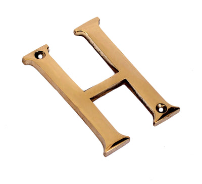 eSplanade - Brass House Hotel Door Name Alphabets - Wall Door Plaque Letter Alphabets - 3" Inches - Golden ("All Alphabet-3")