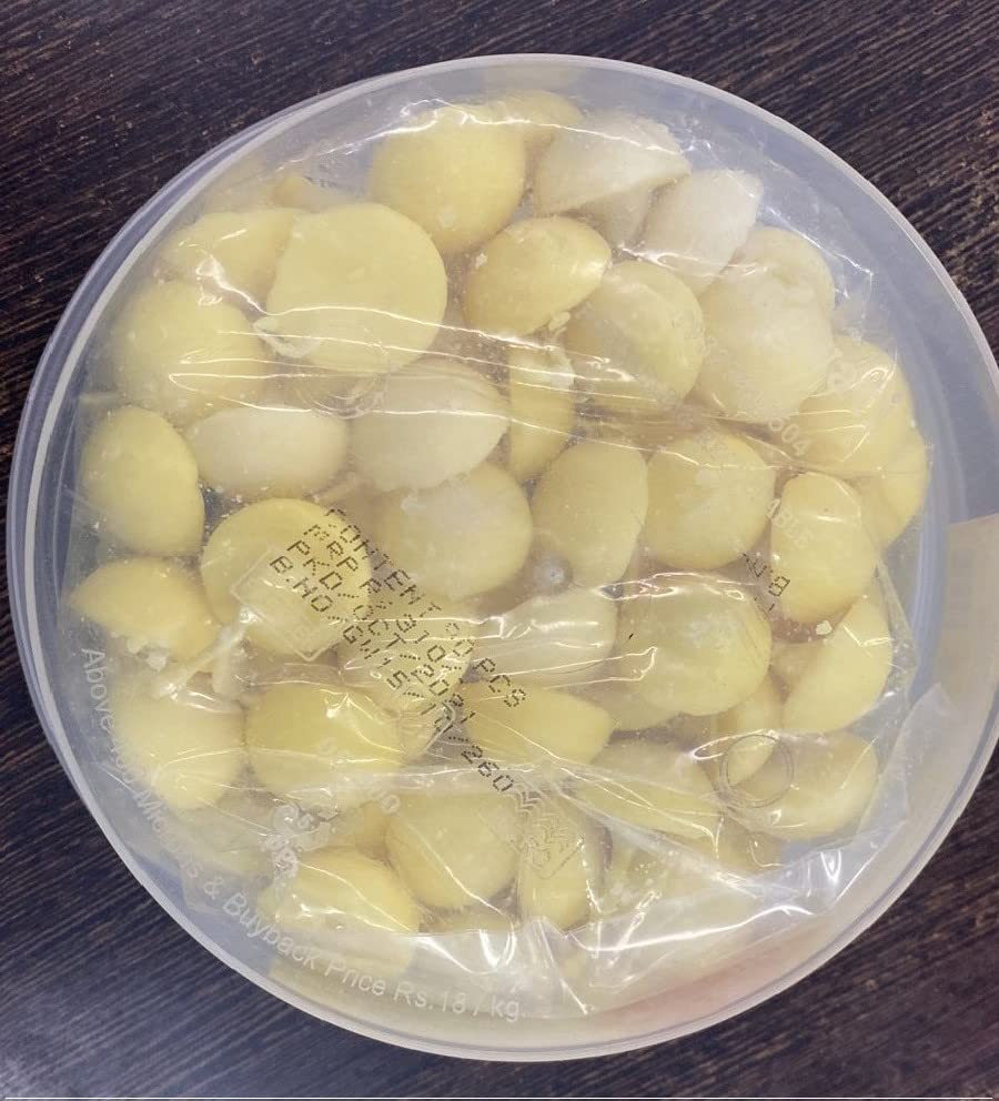 TOTA Wax Free Pure Cow Ghee Diya Cotton Wicks - Yellow | Pack of 1 | 90 Ghee Batti