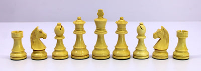 StonKraft - Wooden Chess Pieces Pawn with extra queens Chessmen Figurine Pieces Coins (3.75" King Height)