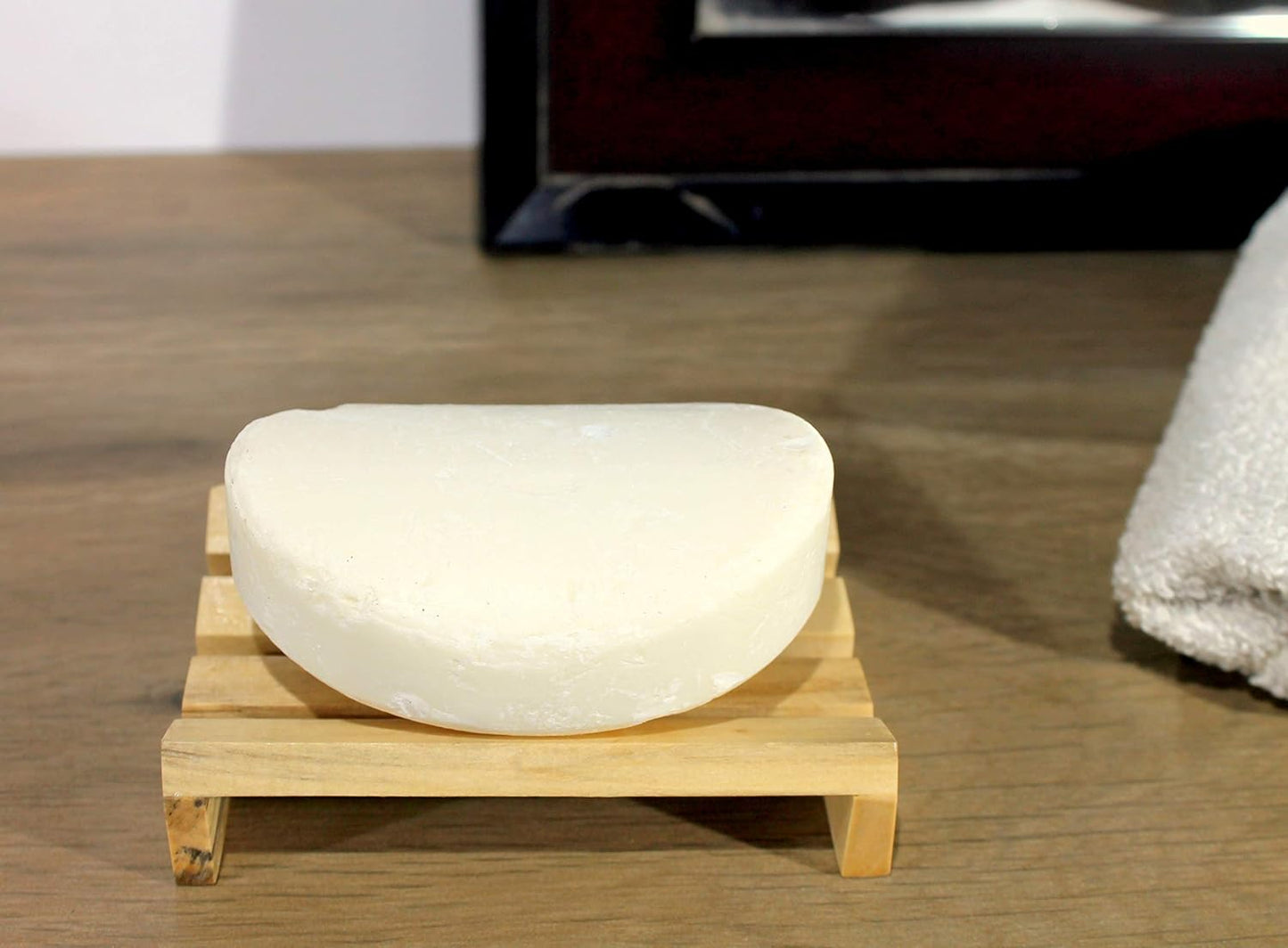 KLEO - Natural Wooden Soap Holder Soap Dish (Set of 2)