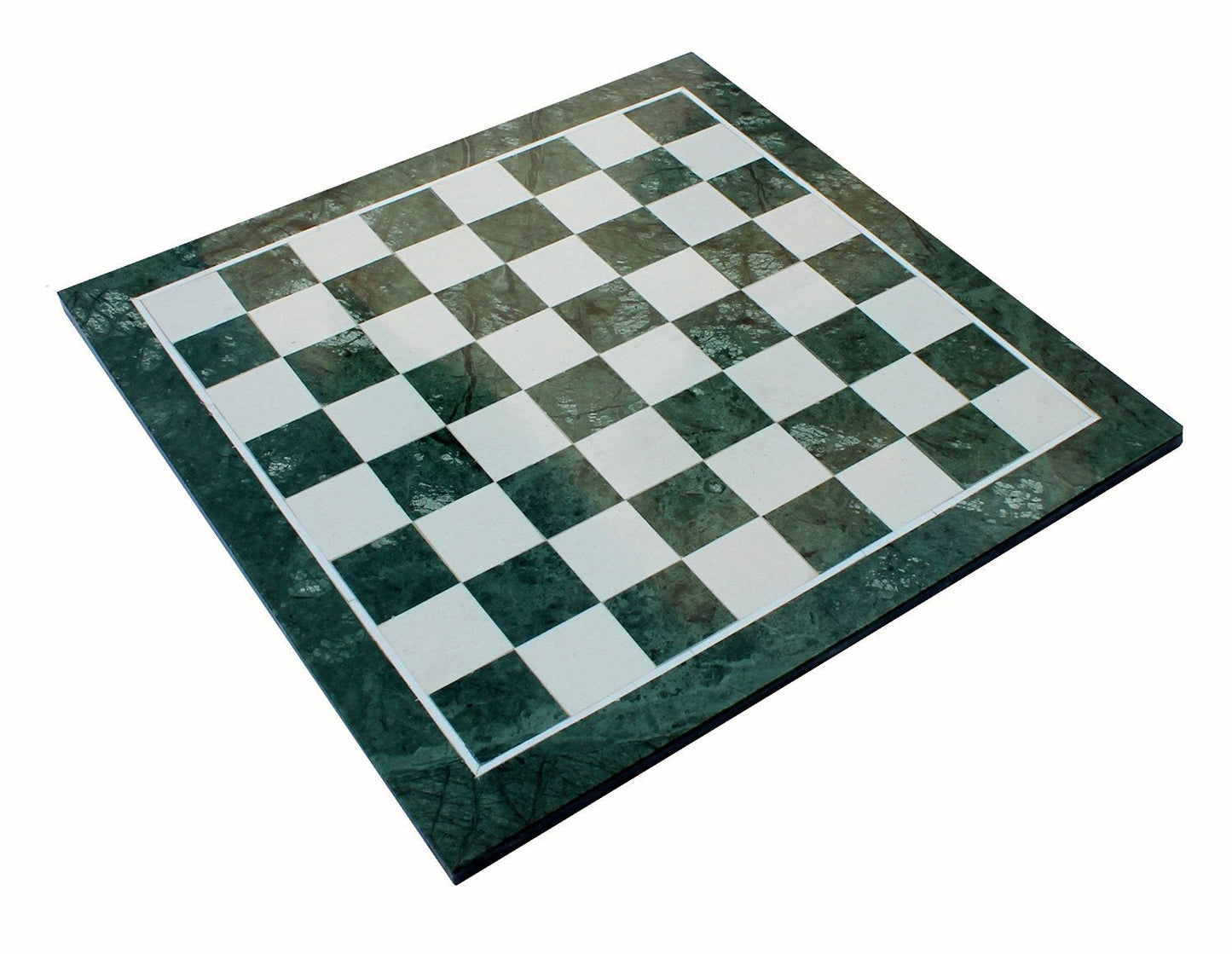 StonKraft - Collectible Black Natural Granite Stone & White Marble Chess Board without Pieces - Appropriate Wooden & Brass Chess Pieces Chessmen available separately by Brand- 12", 15",20" Inches