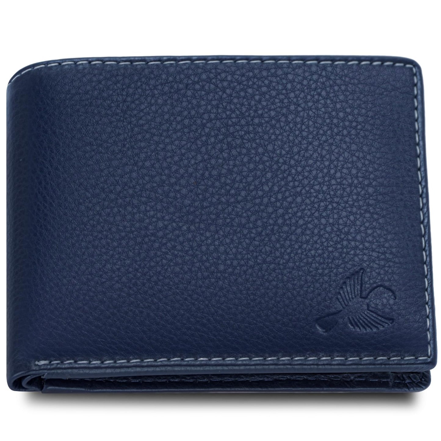 HORNBULL Maddison Mens Navy Genuine Leather Wallet | Elegant and Stylist Wallet with RFID Blocking | Gift Wallets for Men