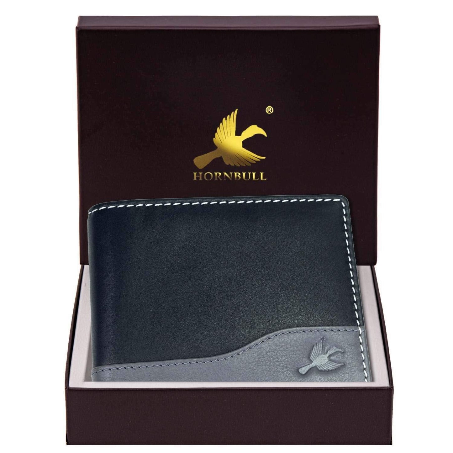 HORNBULL Buttler Black Mens Leather Wallet – Leather Wallet for Mens and RFID Blocking Genuine Leather Mens Wallet
