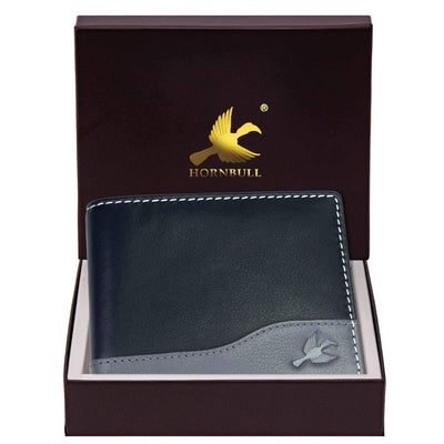 HORNBULL Buttler Black Mens Leather Wallet – Leather Wallet for Mens and RFID Blocking Genuine Leather Mens Wallet