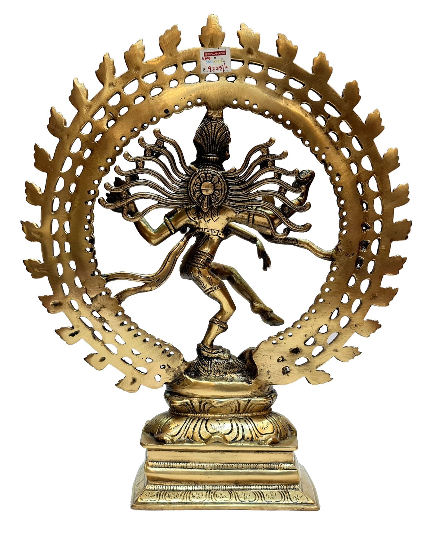 ESPLANADE Brass Natraj Murti Statue Idol Sculpture Shiva - The of Dance Natrajan, Home Decor Figurines