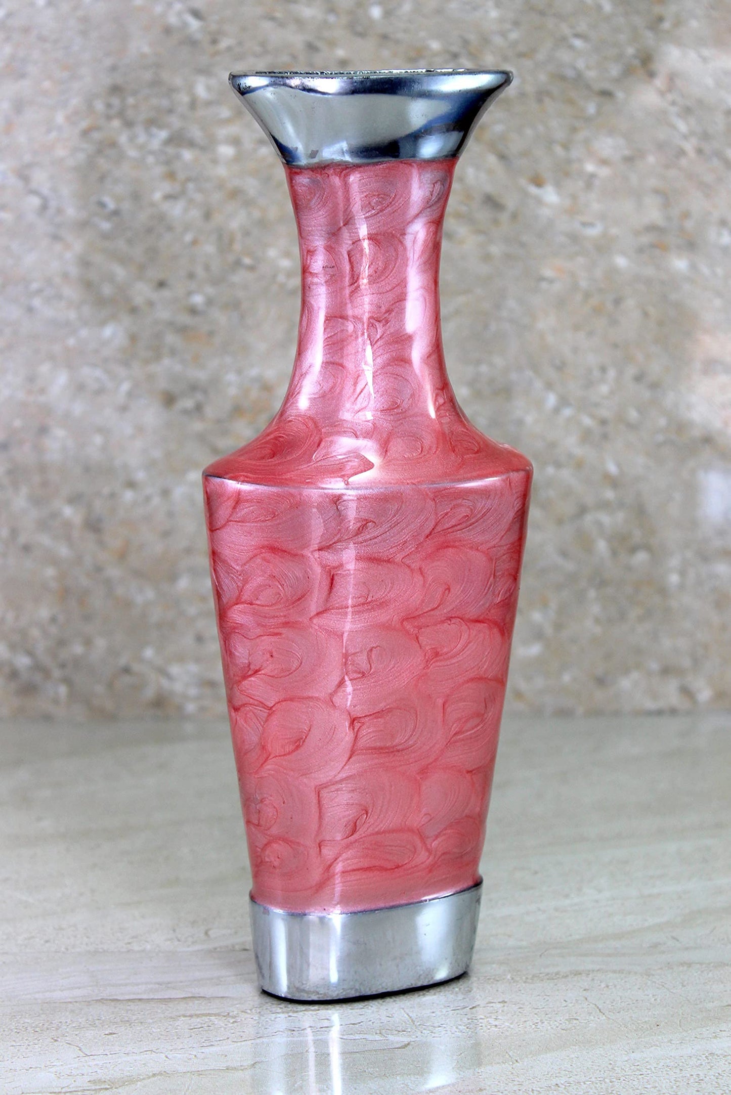 Metal Flower Vase Flower Pot Holder - Decorative Showpiece - Home D?©cor - Blue - 16" Inches