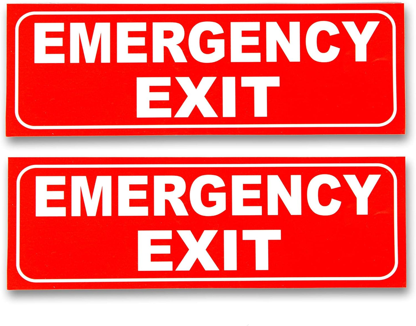 eSplanade Sign Sticker Decal - Easy to Mount Weather Resistant Long Lasting Ink Size (9" x 3")