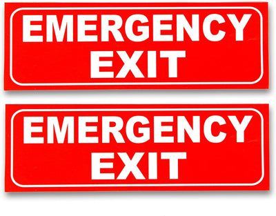 eSplanade Sign Sticker Decal - Easy to Mount Weather Resistant Long Lasting Ink Size (9" x 3")