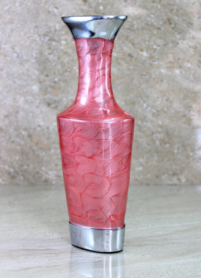 Metal Flower Vase Flower Pot Holder - Decorative Showpiece - Home D?©cor - Blue - 16" Inches