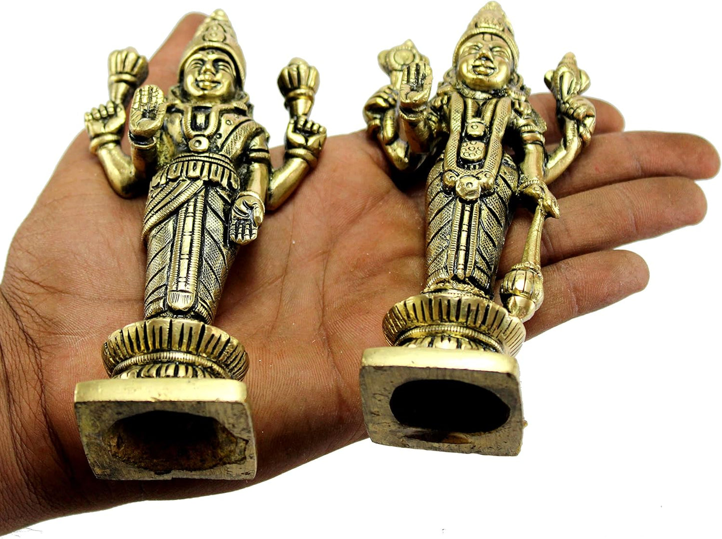 eSplanade Resin Lord Vishnu Narayana Moorti Murti Idol Statue | Pooja Idols - Home Decor | Multicolor