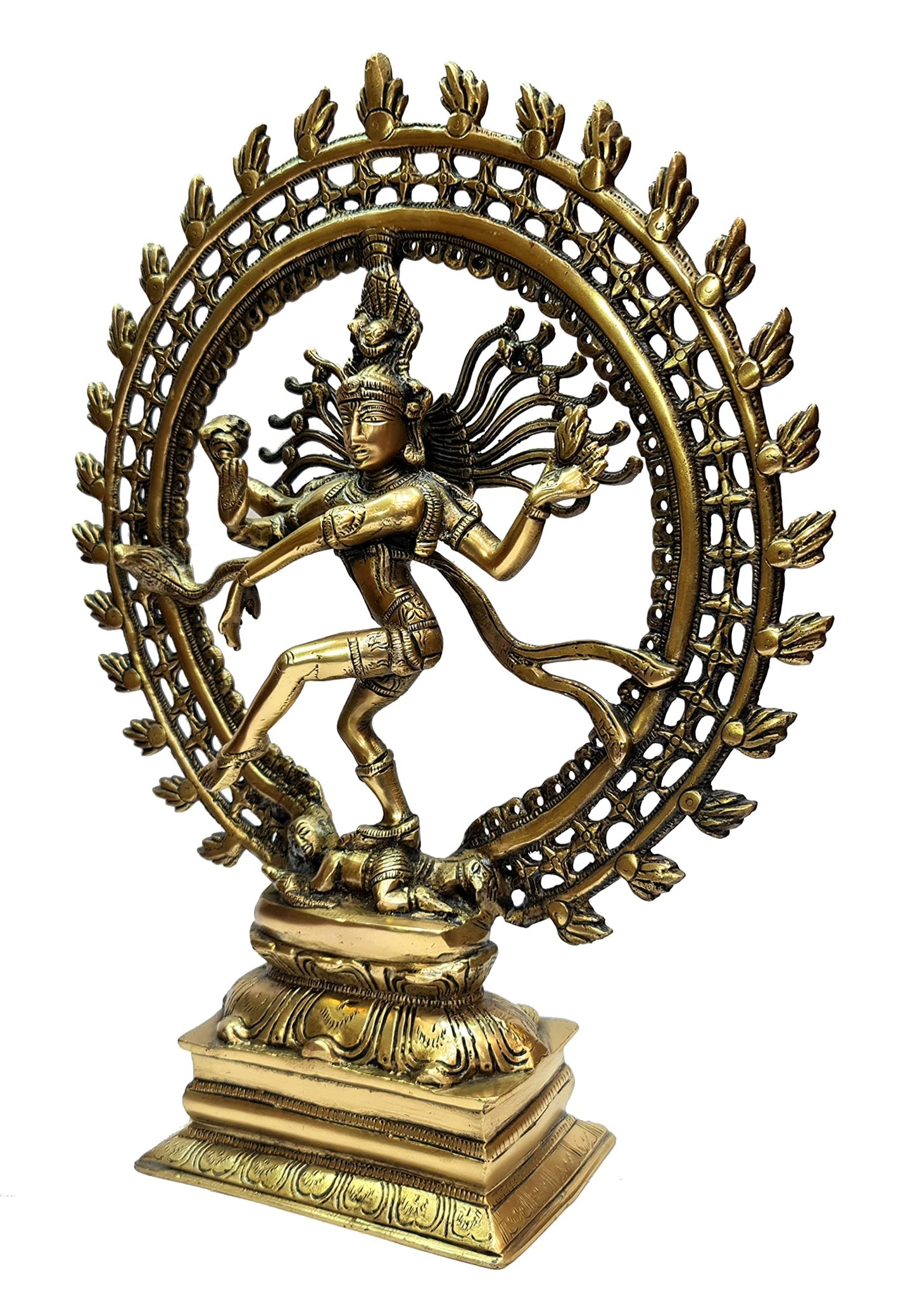 ESPLANADE Brass Natraj Murti Statue Idol Sculpture Shiva - The of Dance Natrajan, Home Decor Figurines