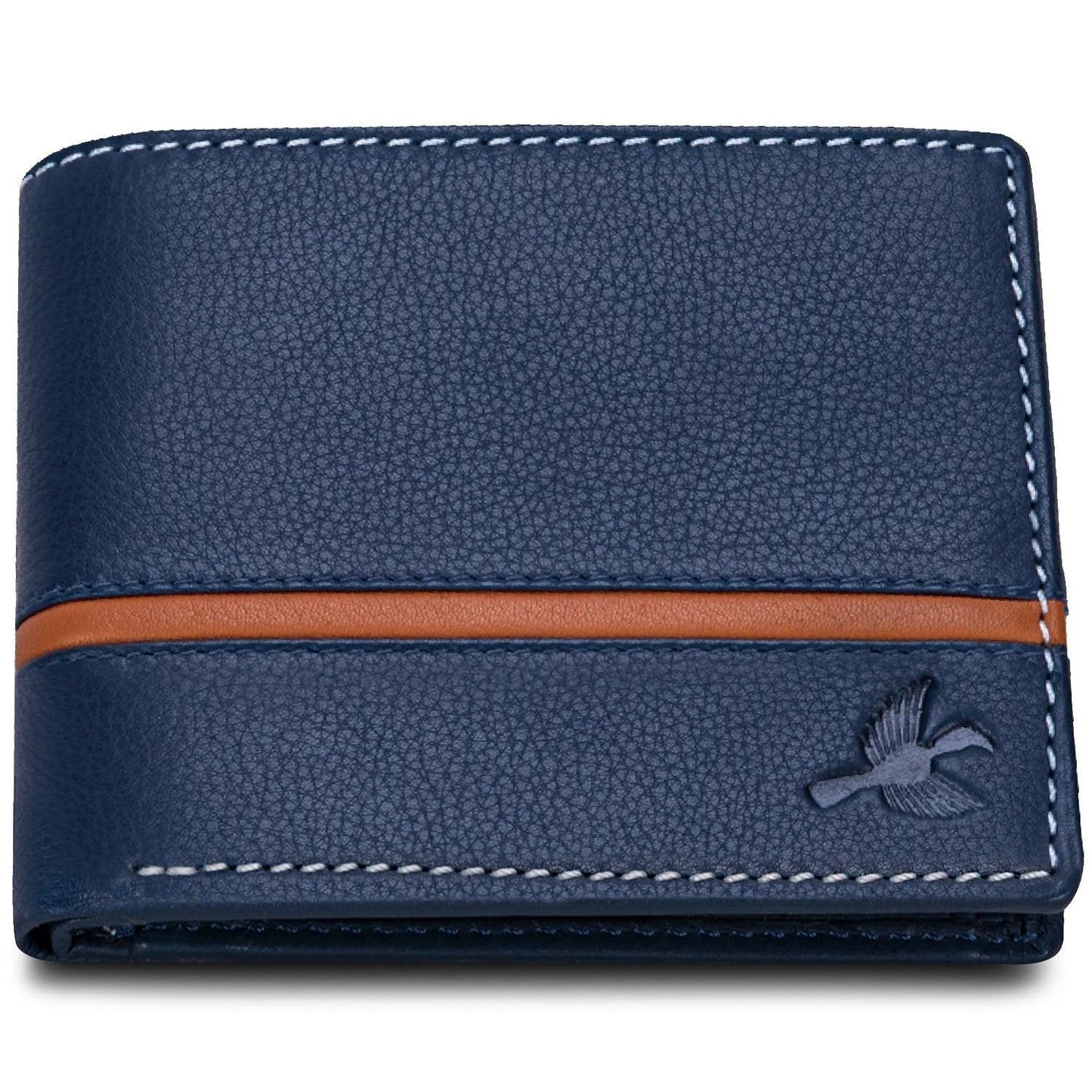 HORNBULL Buttler Navy Wallet for Men | Stylist Mens Wallet with RFID Blocking | Genuine Leather Gift for Mens