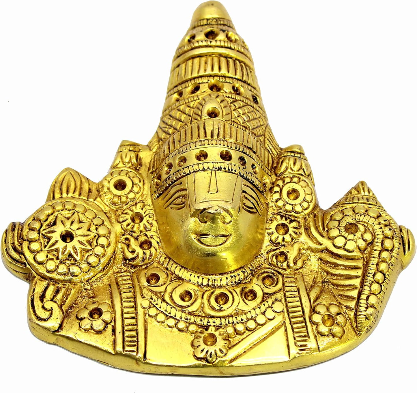 eSplanade - 6" & 6.75" Brass Balaji Venkatesh Tirupati Statue Murti Idol | Pooja Idols | Tirupathi Balaji | Home Decor | Brass Statue