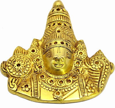 eSplanade - 6" & 6.75" Brass Balaji Venkatesh Tirupati Statue Murti Idol | Pooja Idols | Tirupathi Balaji | Home Decor | Brass Statue