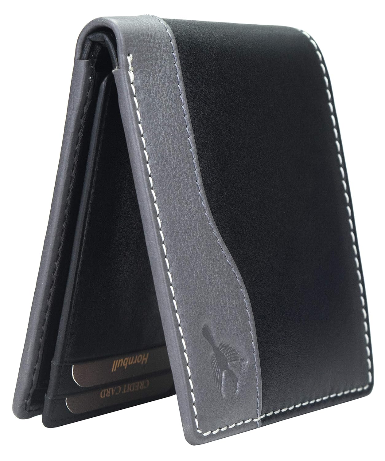 HORNBULL Buttler Black Mens Leather Wallet – Leather Wallet for Mens and RFID Blocking Genuine Leather Mens Wallet