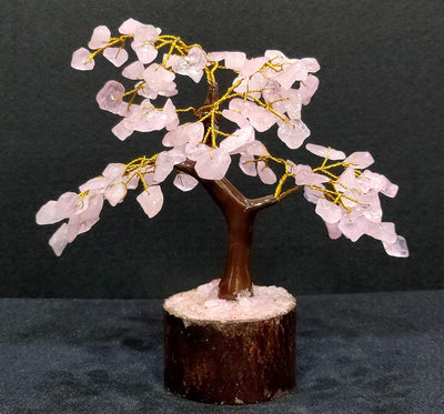 eSplanade Crystals Tree Healing Stones Seven Chakra Natural Healing Gemstone Bonsai Fortune Money Tree, Home Office Decor Spiritual Gift | Size 7-8 Inches