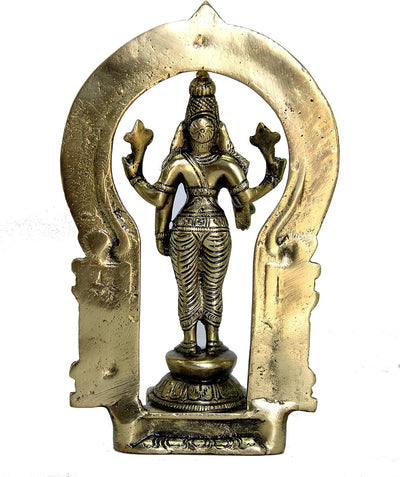 eSplanade Resin Lord Vishnu Narayana Moorti Murti Idol Statue | Pooja Idols - Home Decor | Multicolor