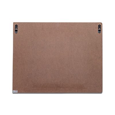 IVEI Yellow pin Board and whiteboard Combination - Dry Erase Board - Bulletin Board - Innovative Organizer - Writing Board for Adults - Paper Quilling on a Wooden Frame