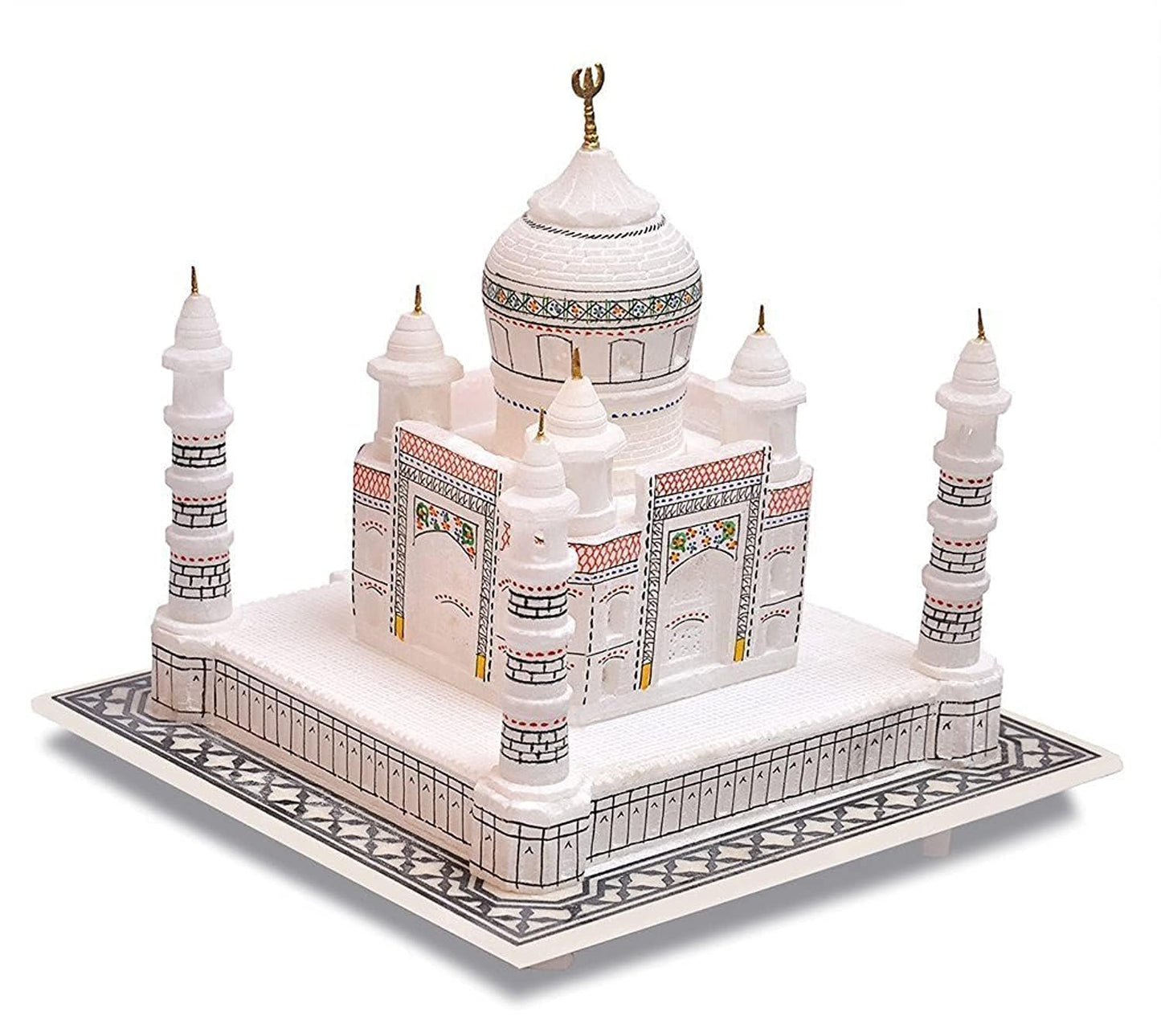 StonKraft Marble Tajmahal Replica, 12 Inches, White