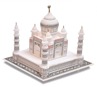 StonKraft Marble Tajmahal Replica, 12 Inches, White
