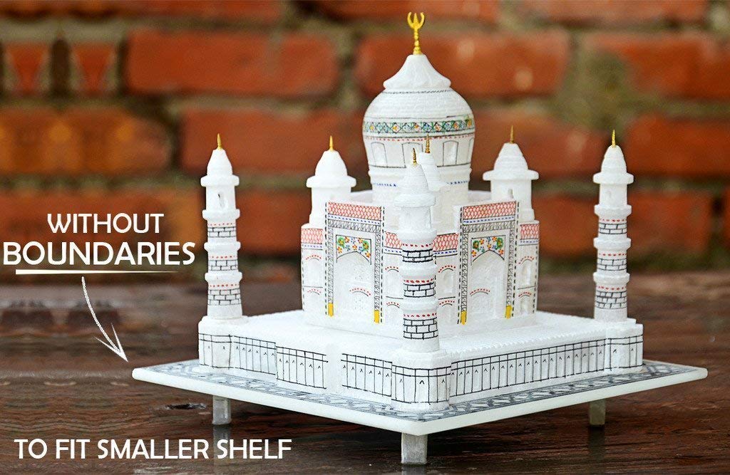 StonKraft Marble Tajmahal Replica, 12 Inches, White